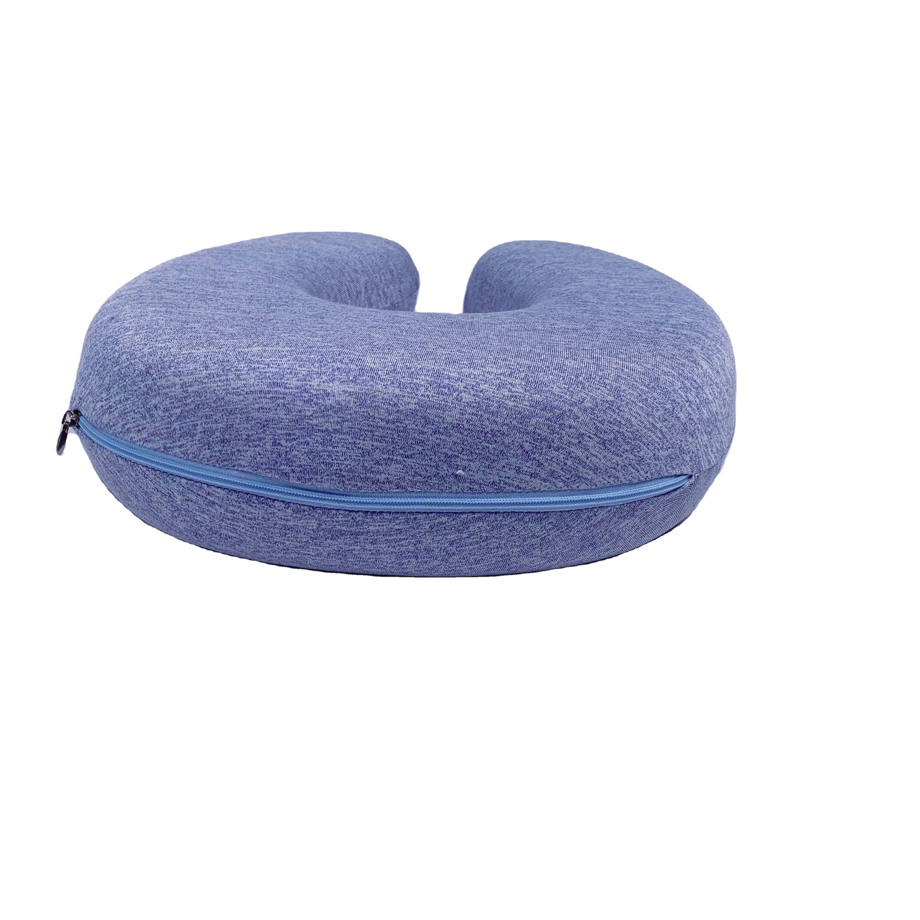 Nantong Moonlight U Shape Travel Pillow Head Neck Support Removable Cover Airplane Pillows Professional Maker