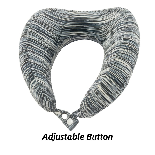 Nantong Moonlight U Shape Travel Pillow Head Neck Support Removable Cover Airplane Pillows Factory Directly