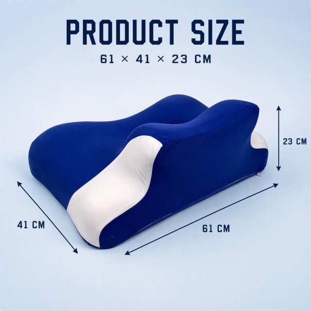 Moonlight Supportive Memory Foam Customizable Cooling Neck Body Support Pillow for Sleeping Reading