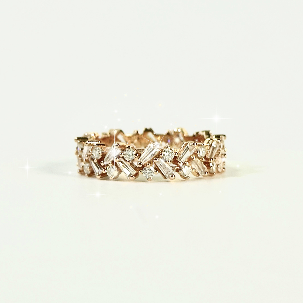 Your Jewelry - Moissonites band S925 ring