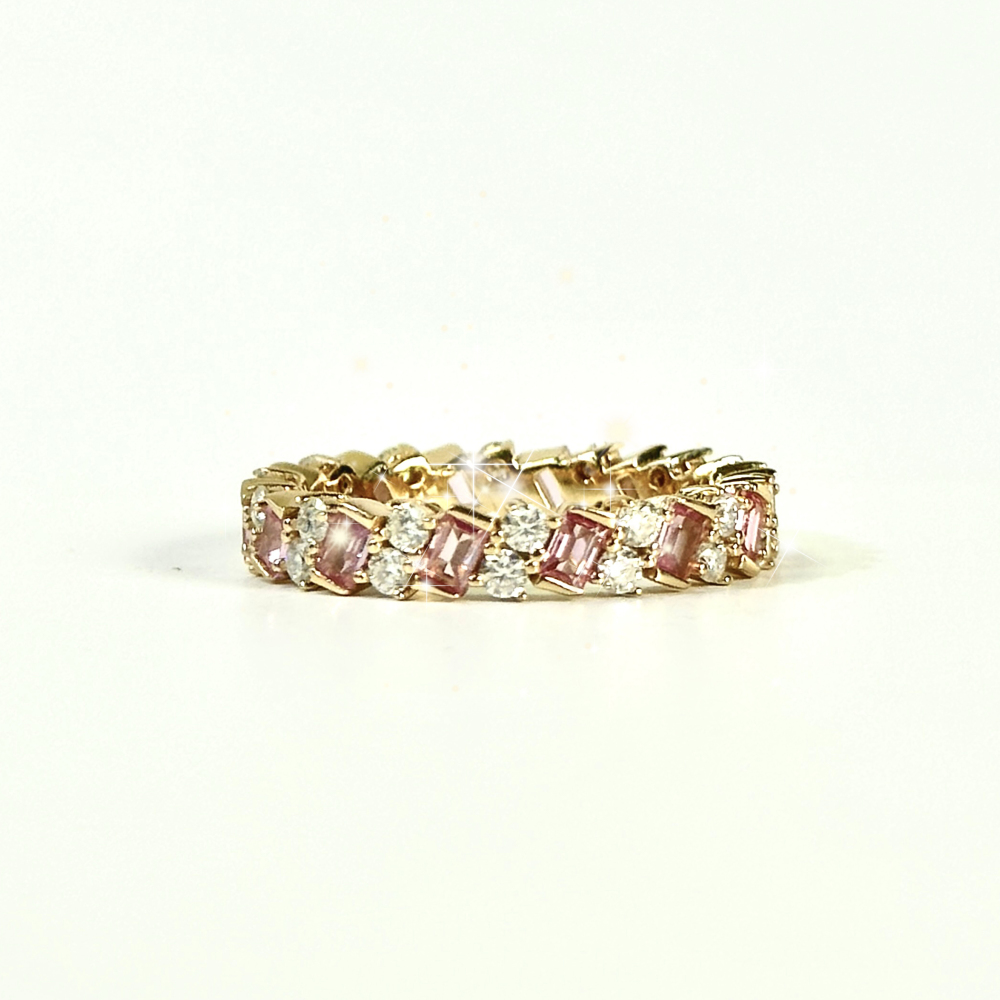 Your Jewelry - Moissonites band S925 ring