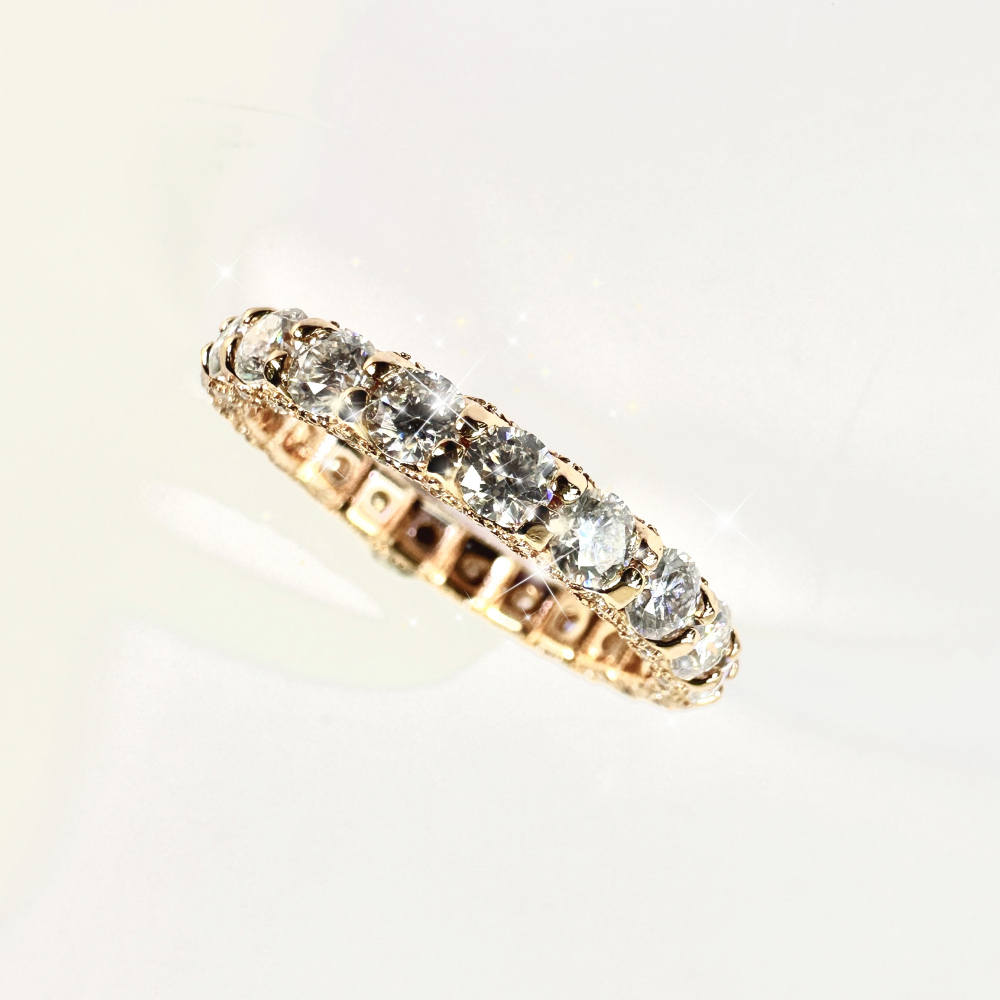 Your Jewelry - Moissonites band S925 ring
