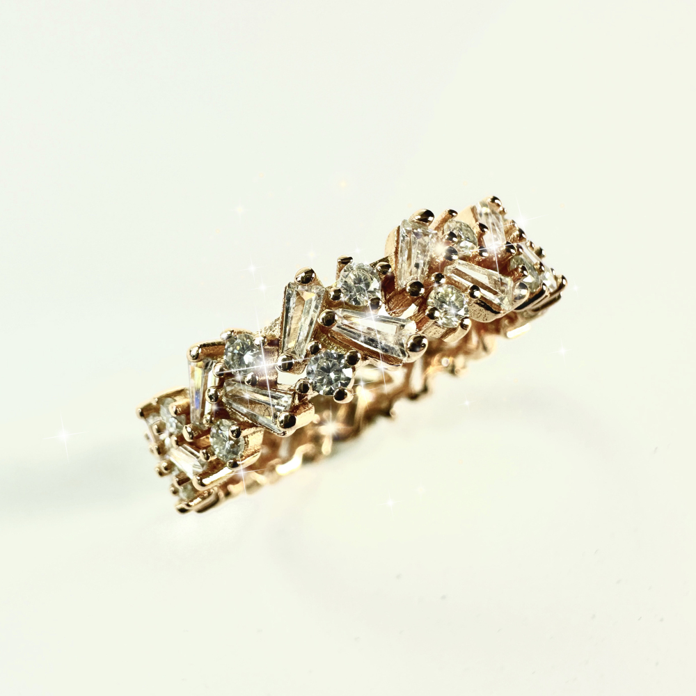 Your Jewelry - Moissonites band S925 ring