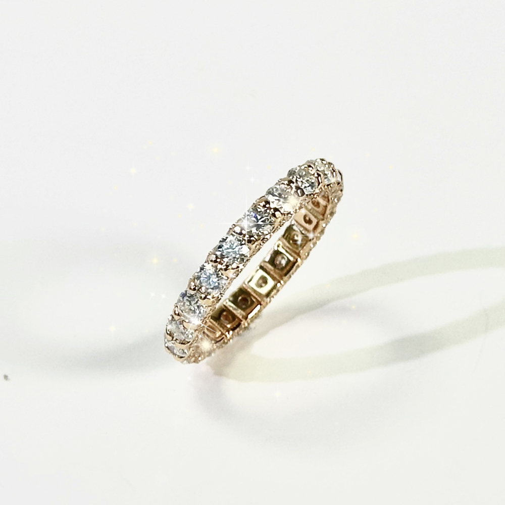 Your Jewelry - Moissonites band S925 ring