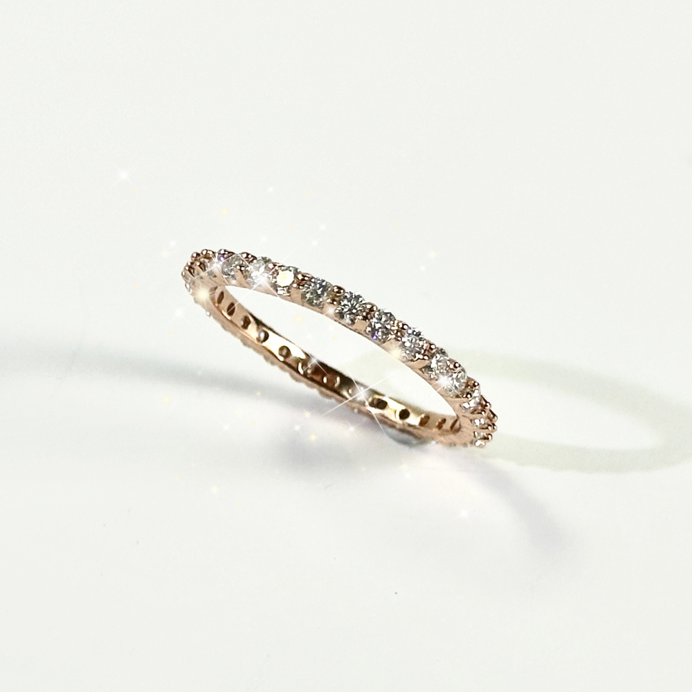 Your Jewelry - Moissonites band S925 ring