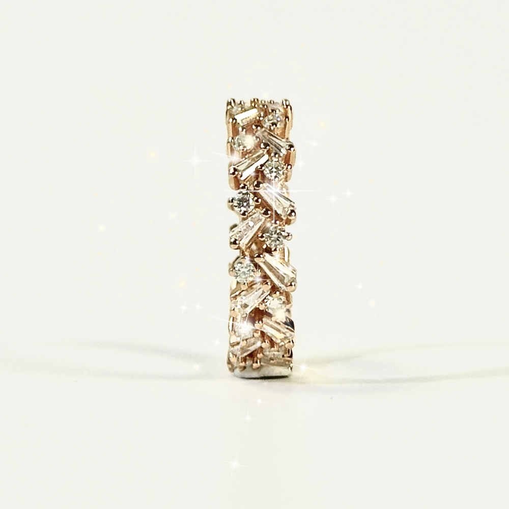 Your Jewelry - Moissonites band S925 ring
