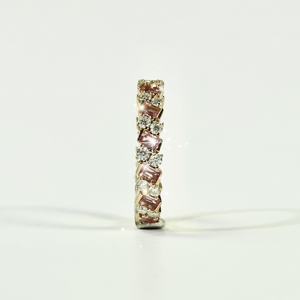 Your Jewelry - Moissonites band S925 ring