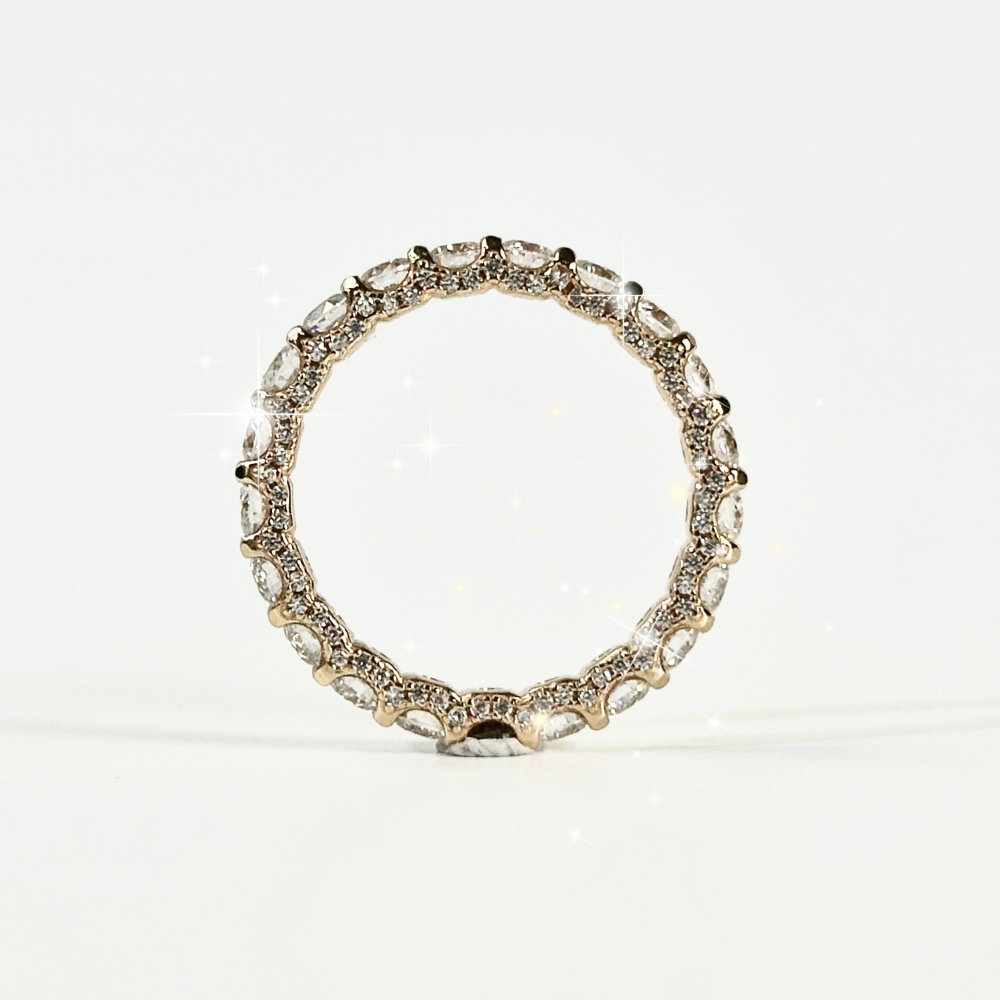 Your Jewelry - Moissonites band S925 ring