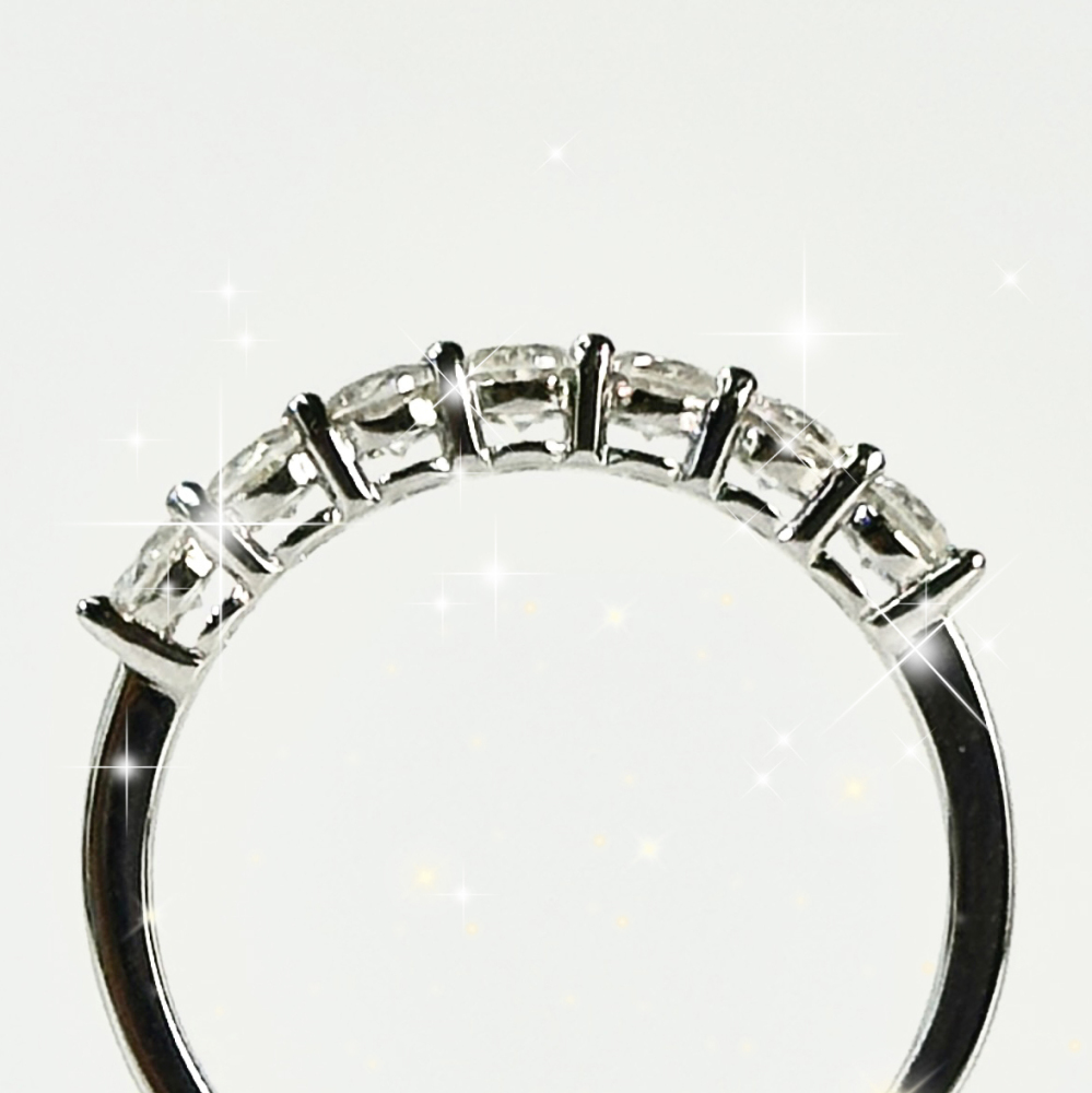 Your Jewelry - Moissonites band S925 ring