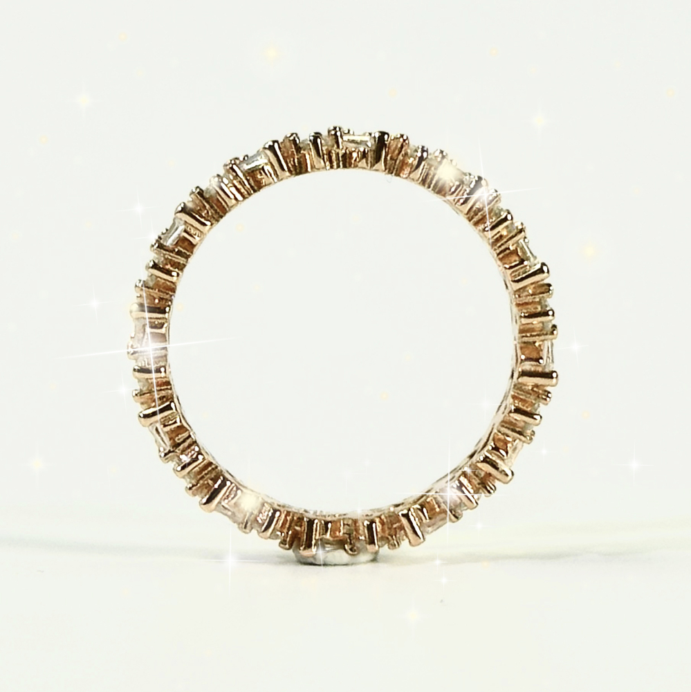 Your Jewelry - Moissonites band S925 ring