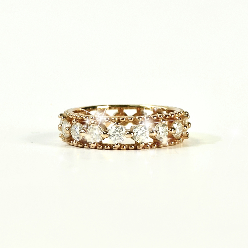 Your Jewelry - Moissonites band S925 ring
