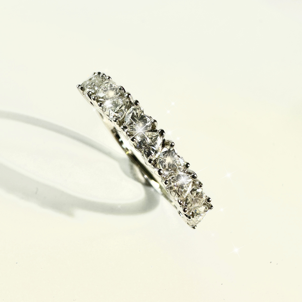 Your Jewelry - Moissonites band S925 ring