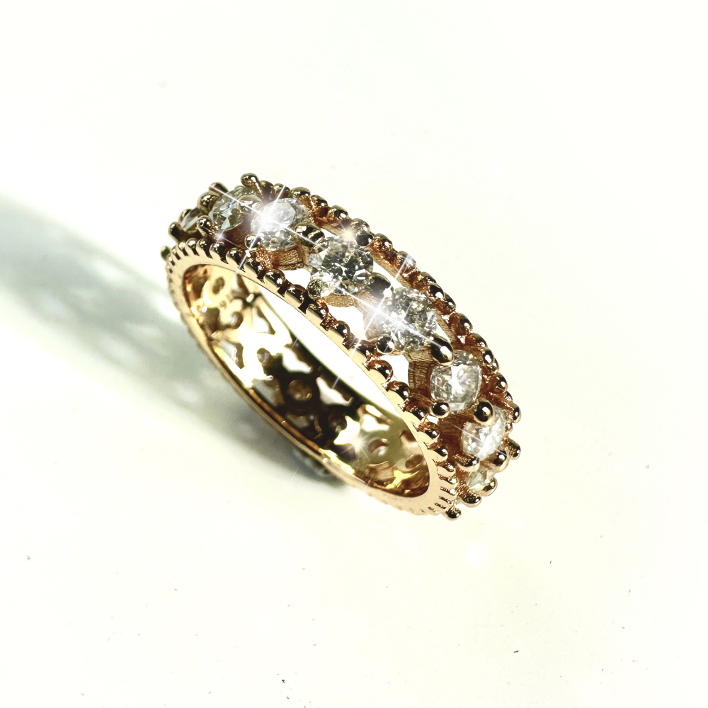 Your Jewelry - Moissonites band S925 ring