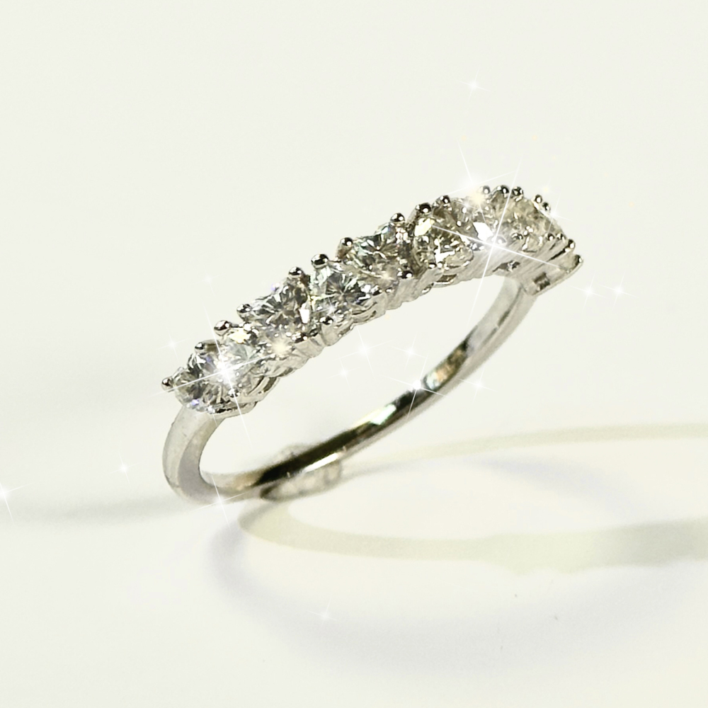 Your Jewelry - Moissonites band S925 ring