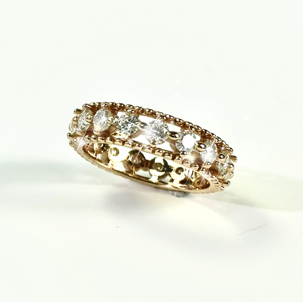 Your Jewelry - Moissonites band S925 ring