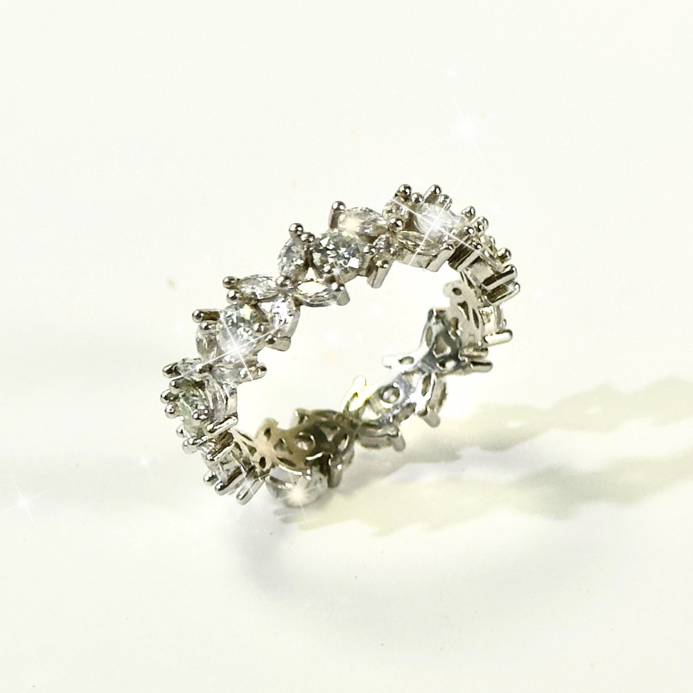Your Jewelry - Moissonites band S925 ring