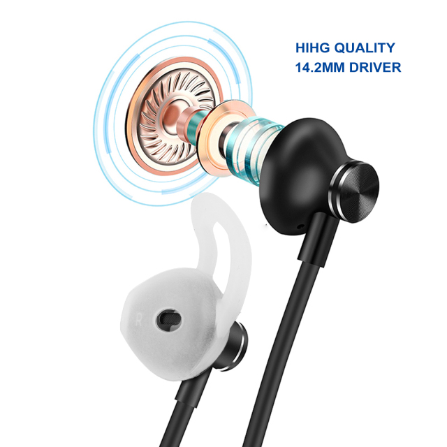 ZXQ Q2 Neckband Wireless Earphones - Black Edition