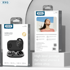 ZXQ F8 Wireless Stereo Earbuds with ENC Noise Reduction