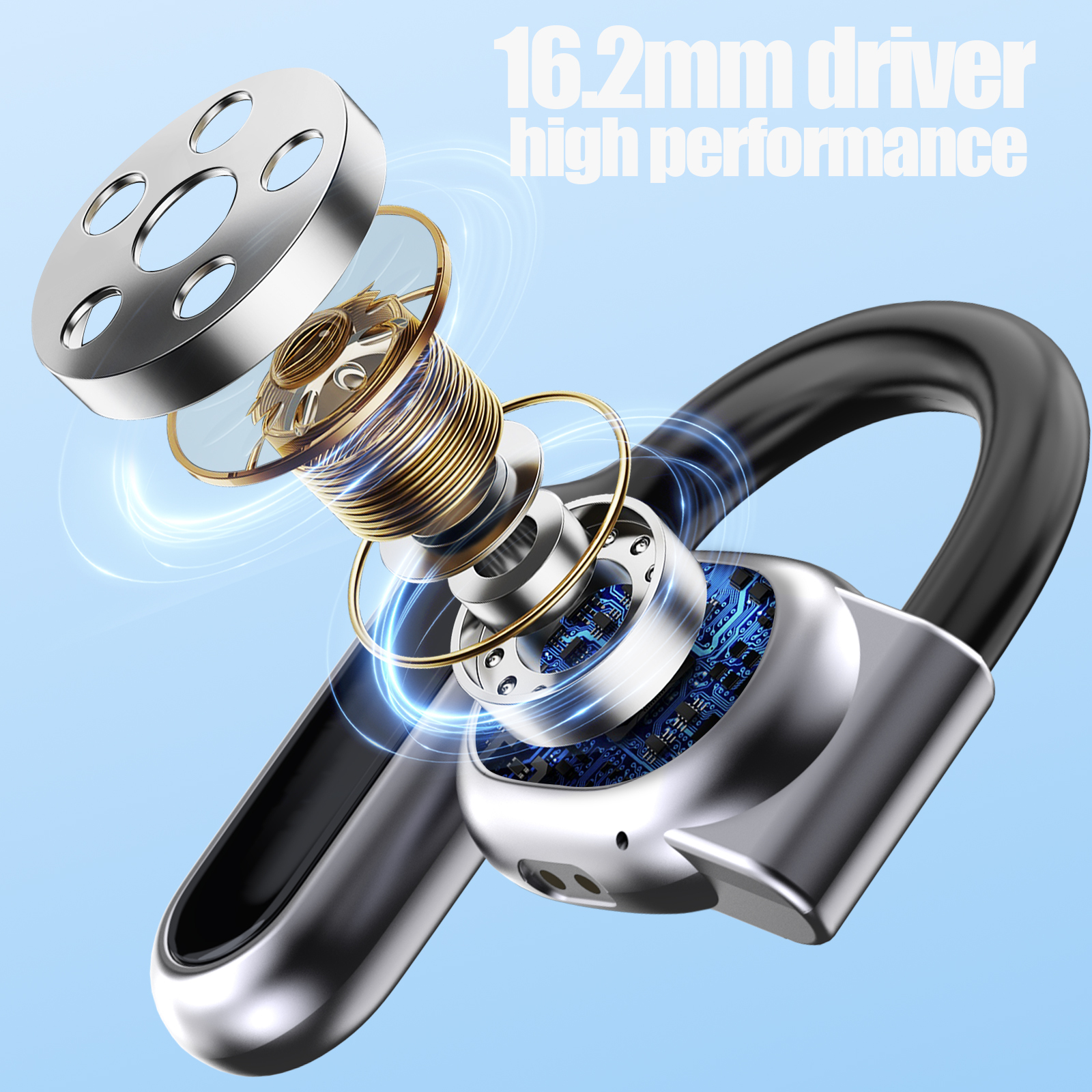 ZXQ F9 OWS Clip-Style Wireless Earbuds