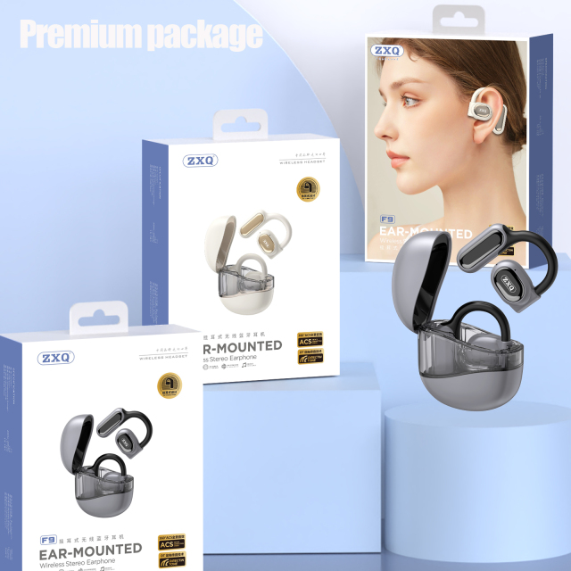ZXQ F9 OWS Clip-Style Wireless Earbuds