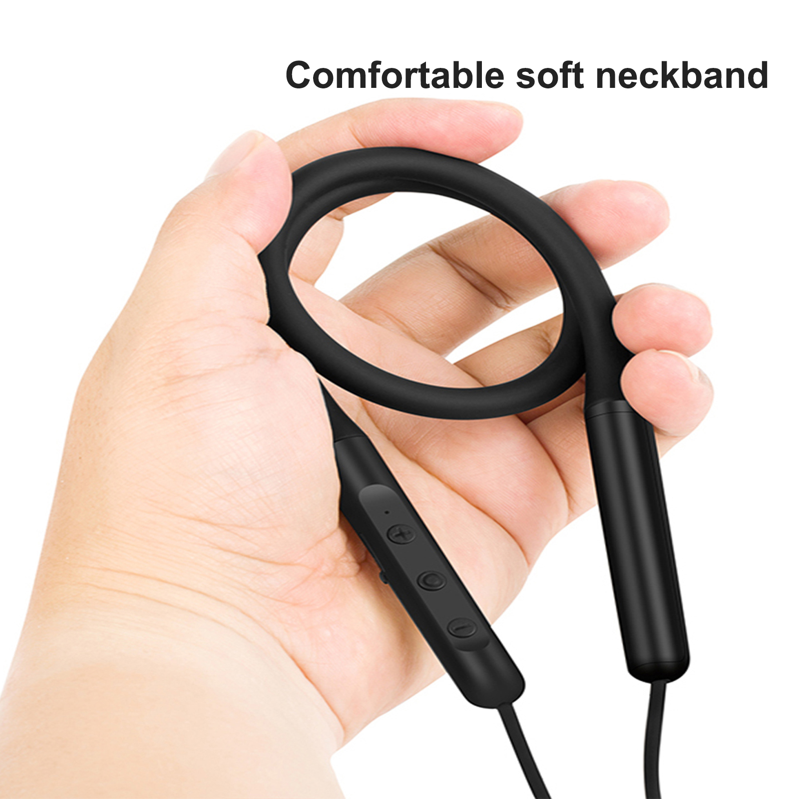 ZXQ Q2 Neckband Wireless Earphones - Black Edition