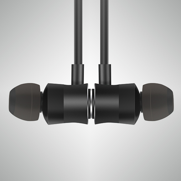 ZXQ Q1s Neckband Wireless Earphones - Black Edition