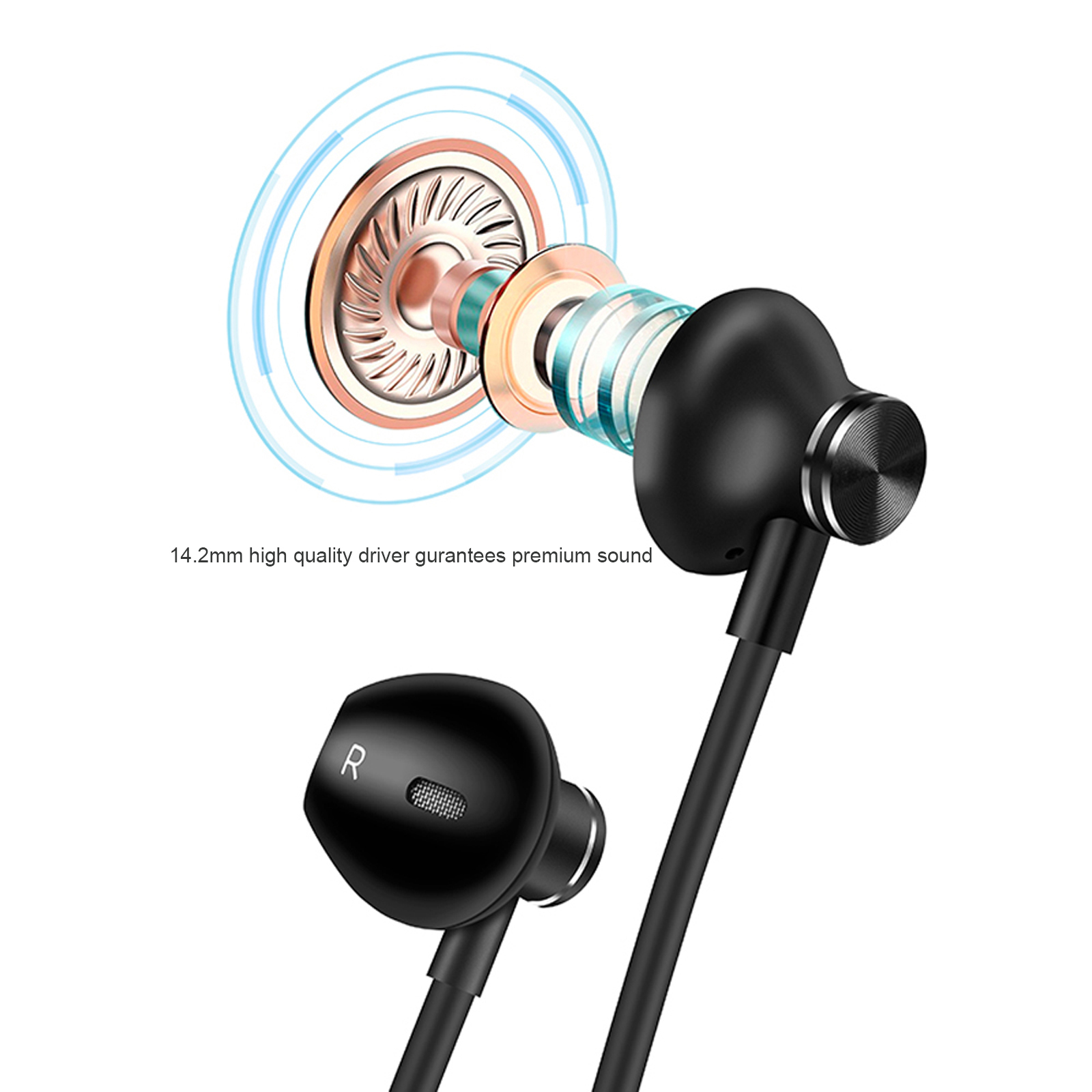 ZXQ Q2 Neckband Wireless Earphones - Black Edition