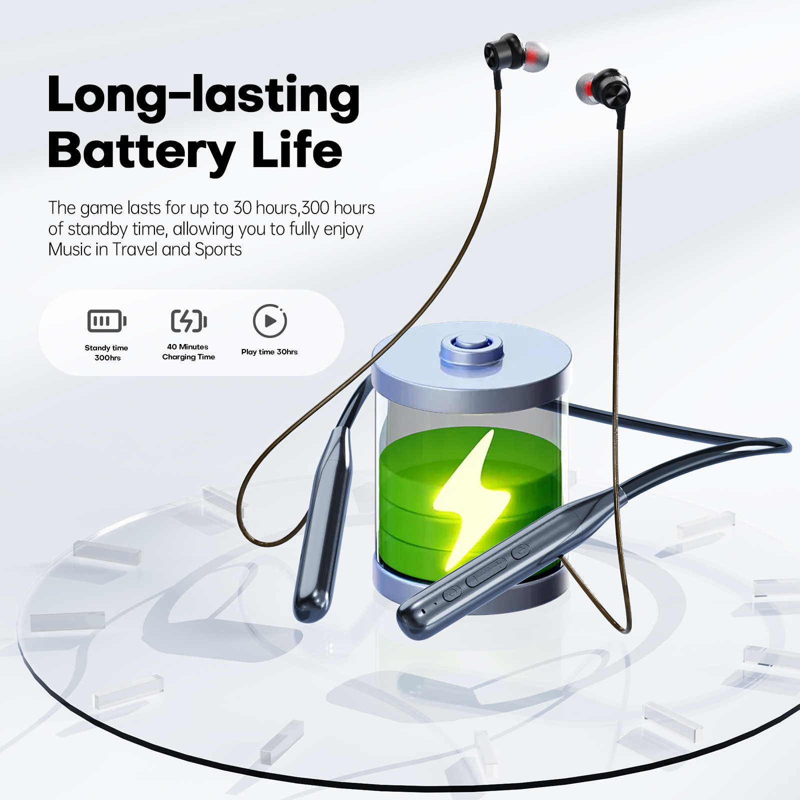ZXQ Q1s Pro Neckband Wireless Earphones