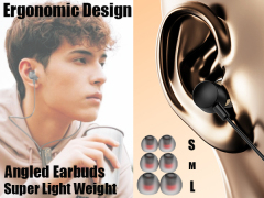 ZXQ S3 Collar Clip Style Neckband Earbuds