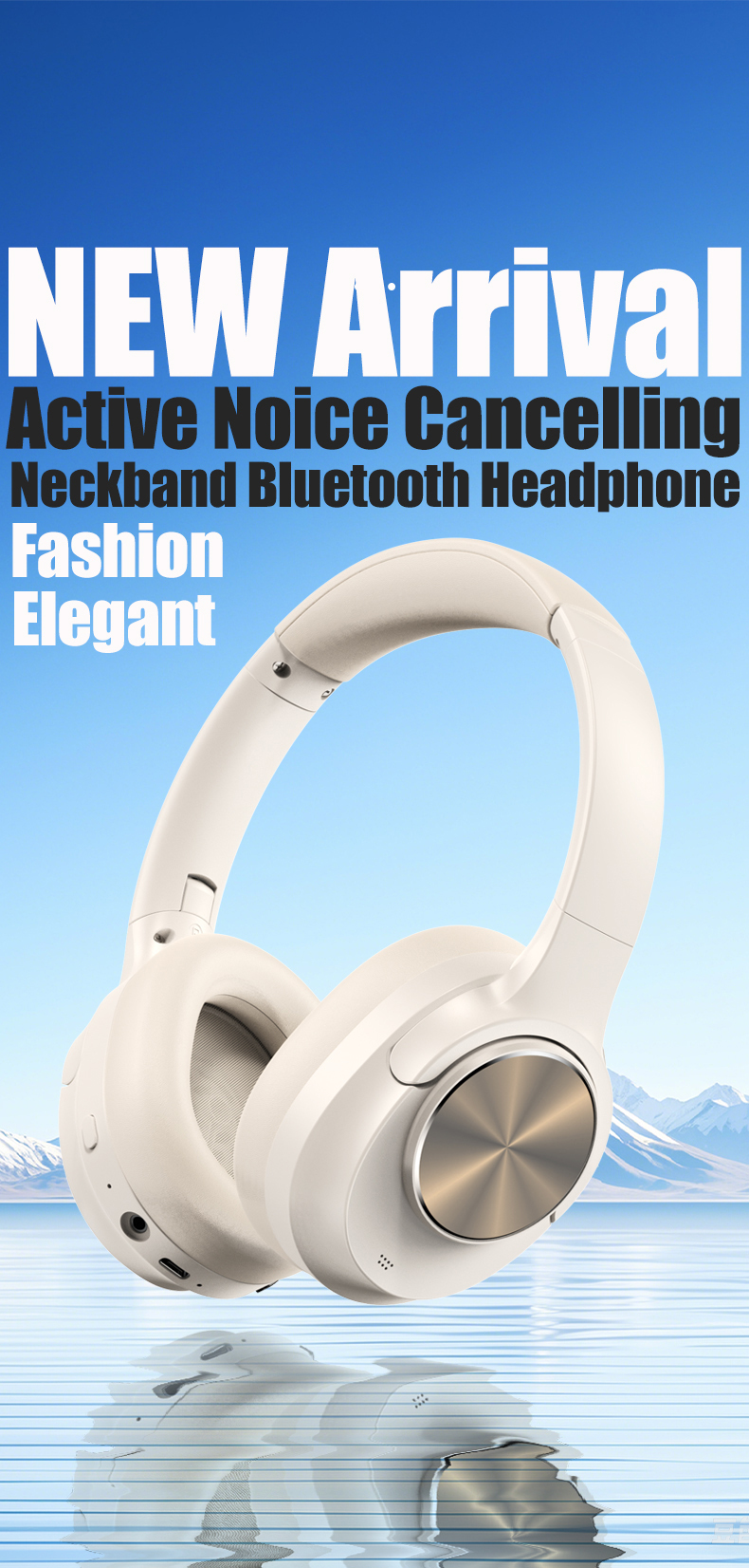 H8 Active Noise Cancelling Wireless Headphones