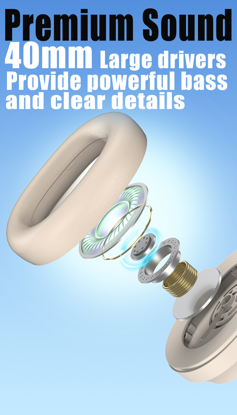 H8 Active Noise Cancelling Wireless Headphones