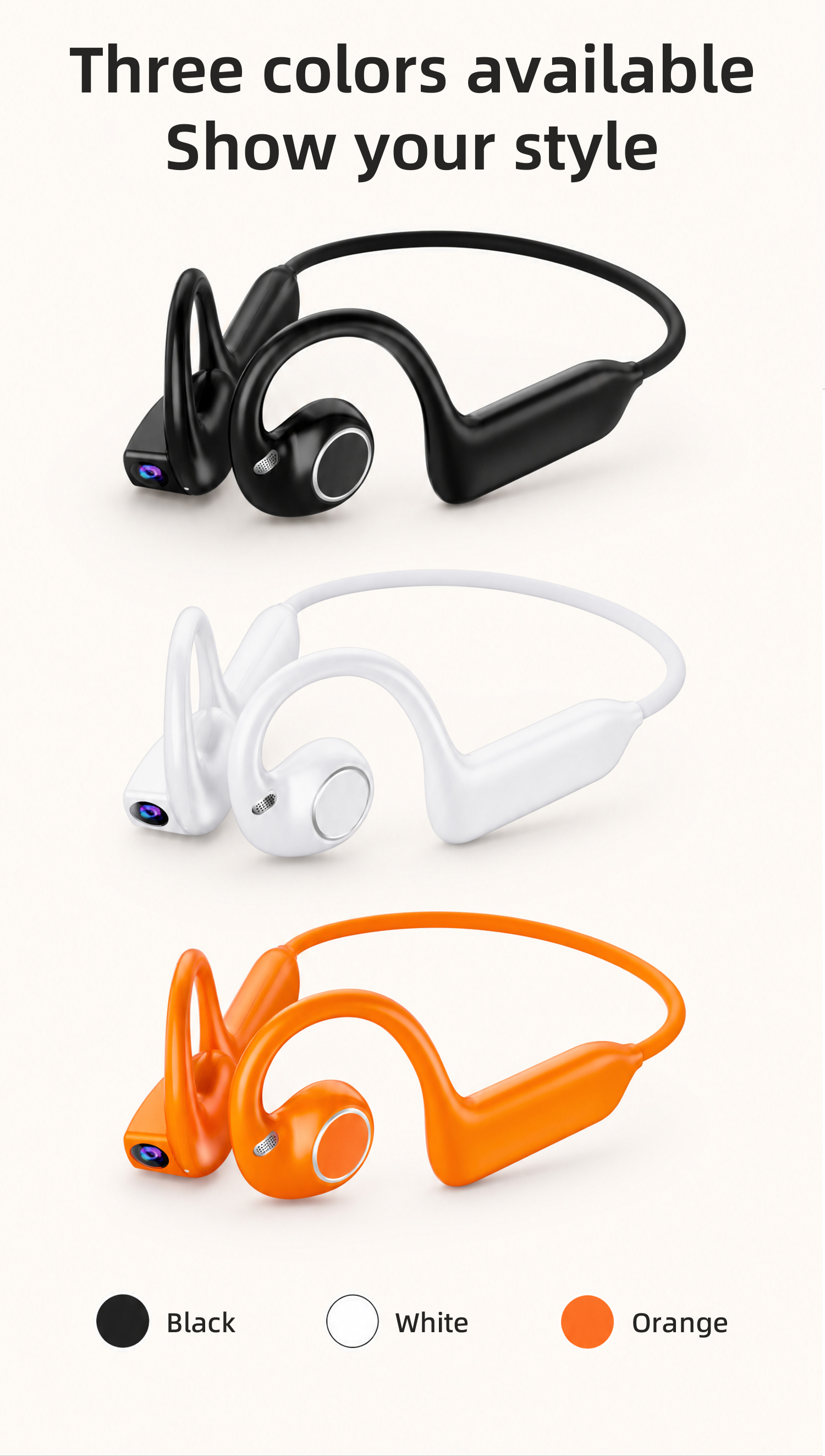 E900 Smart Bluetooth Earphone: Camera, AI, Hi‑Fi Audio