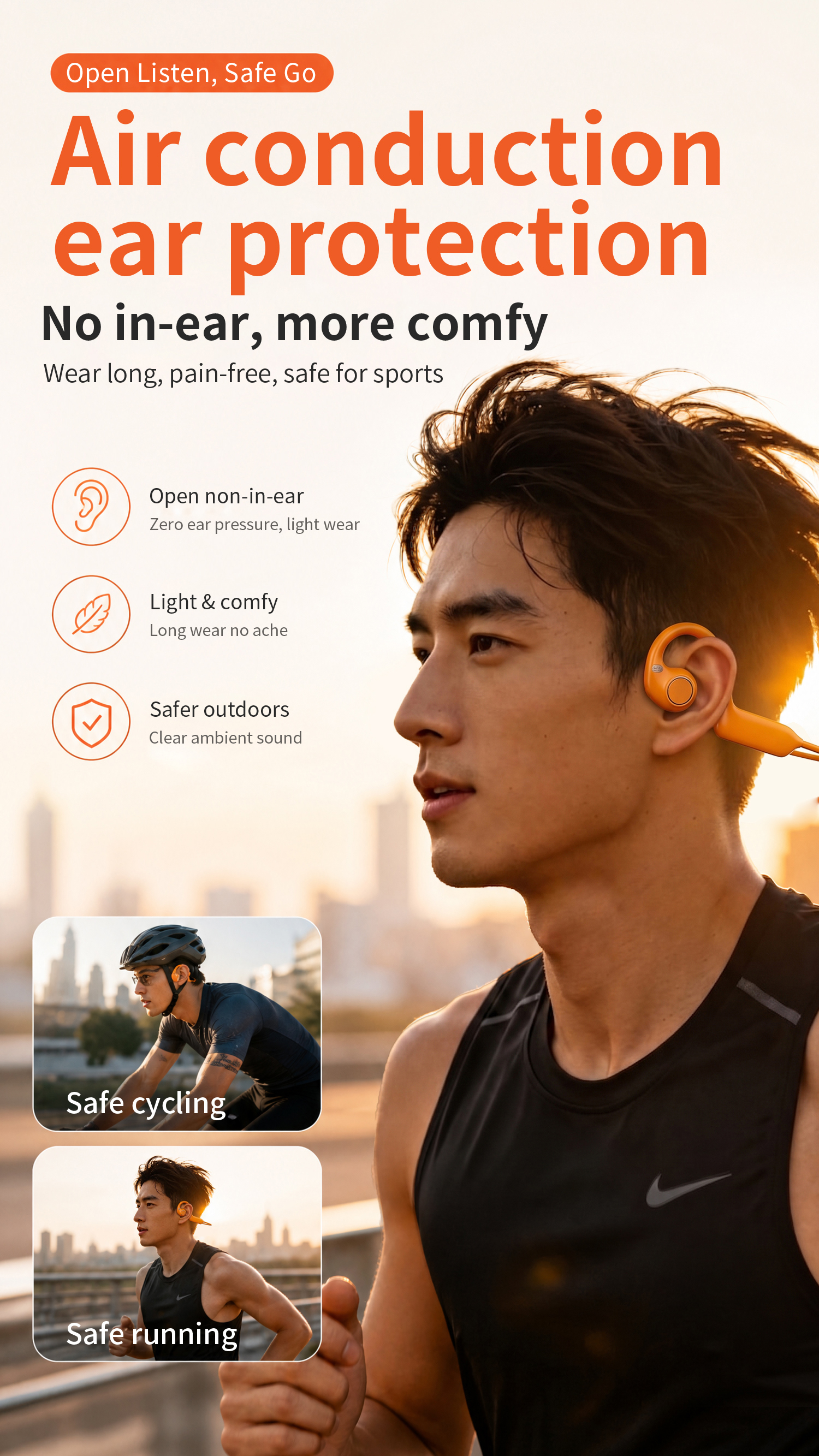 E900 Smart Bluetooth Earphone: Camera, AI, Hi‑Fi Audio