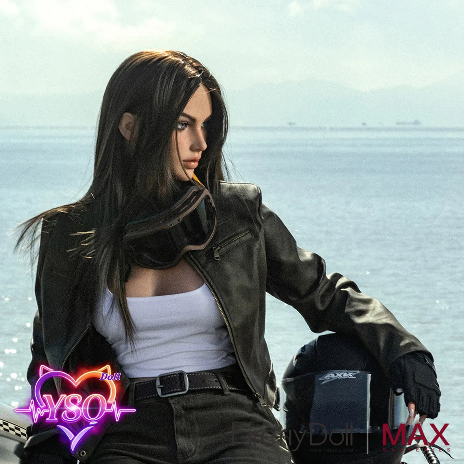 165cm Beach Biker Sexy Adult Doll| Motor Theme Silicone