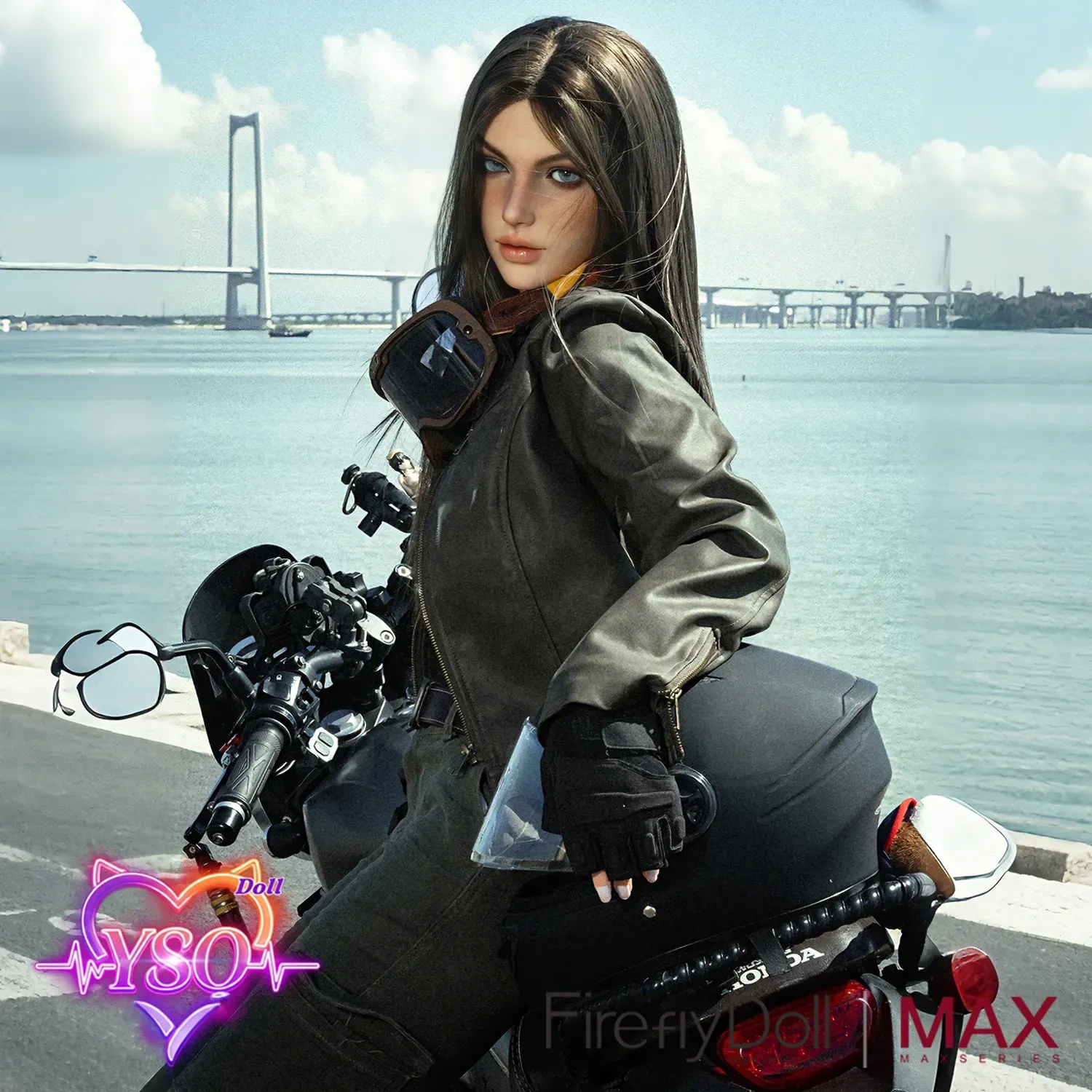 165cm Beach Biker Sexy Adult Doll| Motor Theme Silicone