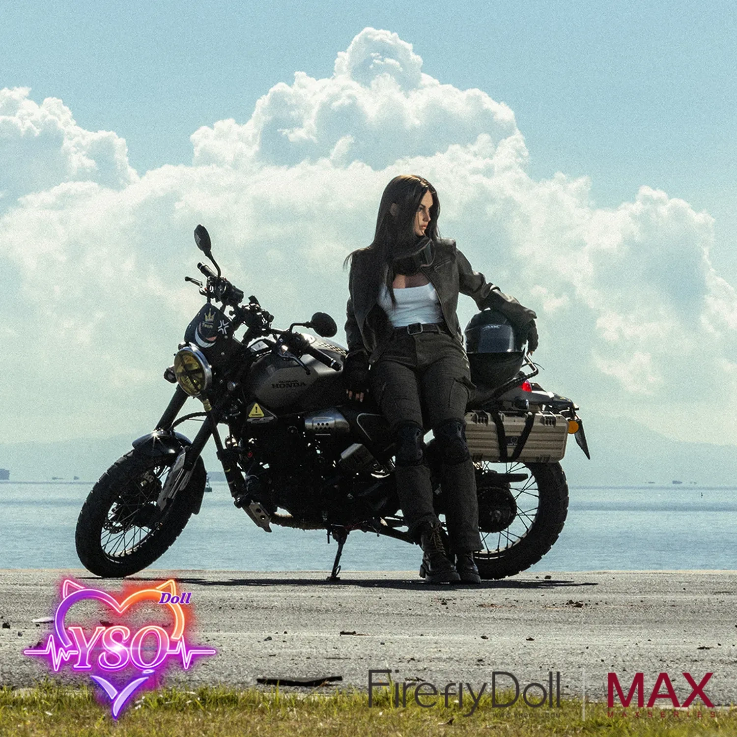 165cm Beach Biker Sexy Adult Doll| Motor Theme Silicone