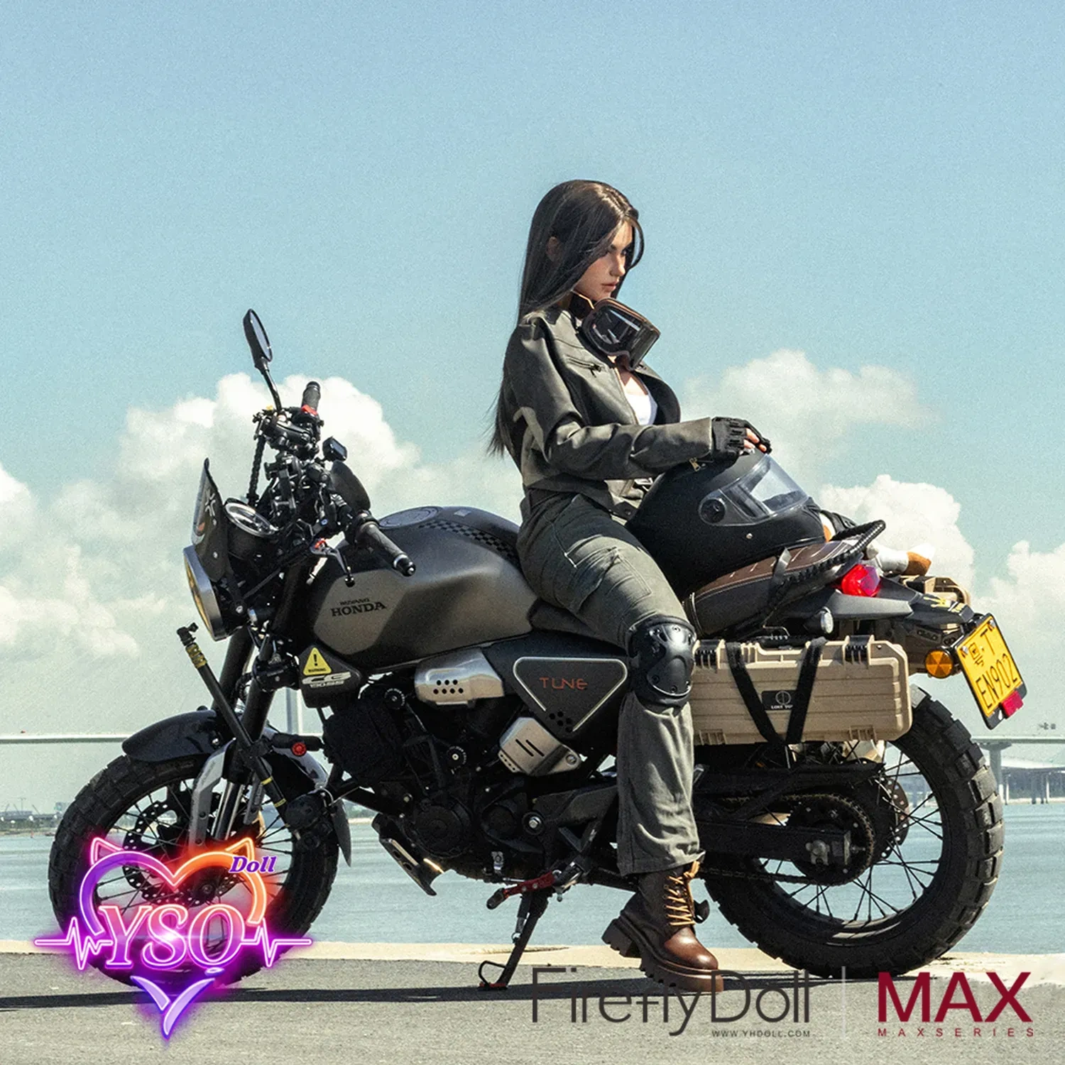 165cm Beach Biker Sexy Adult Doll| Motor Theme Silicone