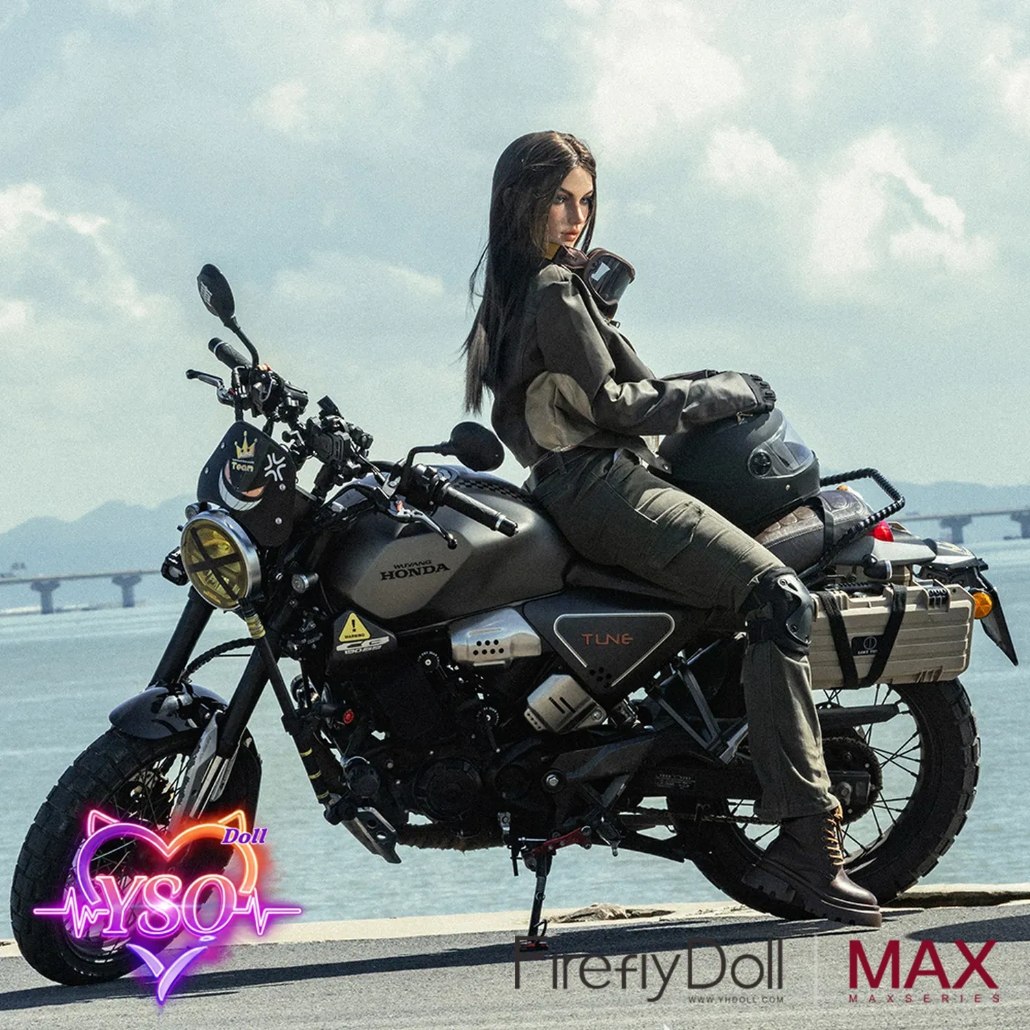 165cm Beach Biker Sexy Adult Doll| Motor Theme Silicone