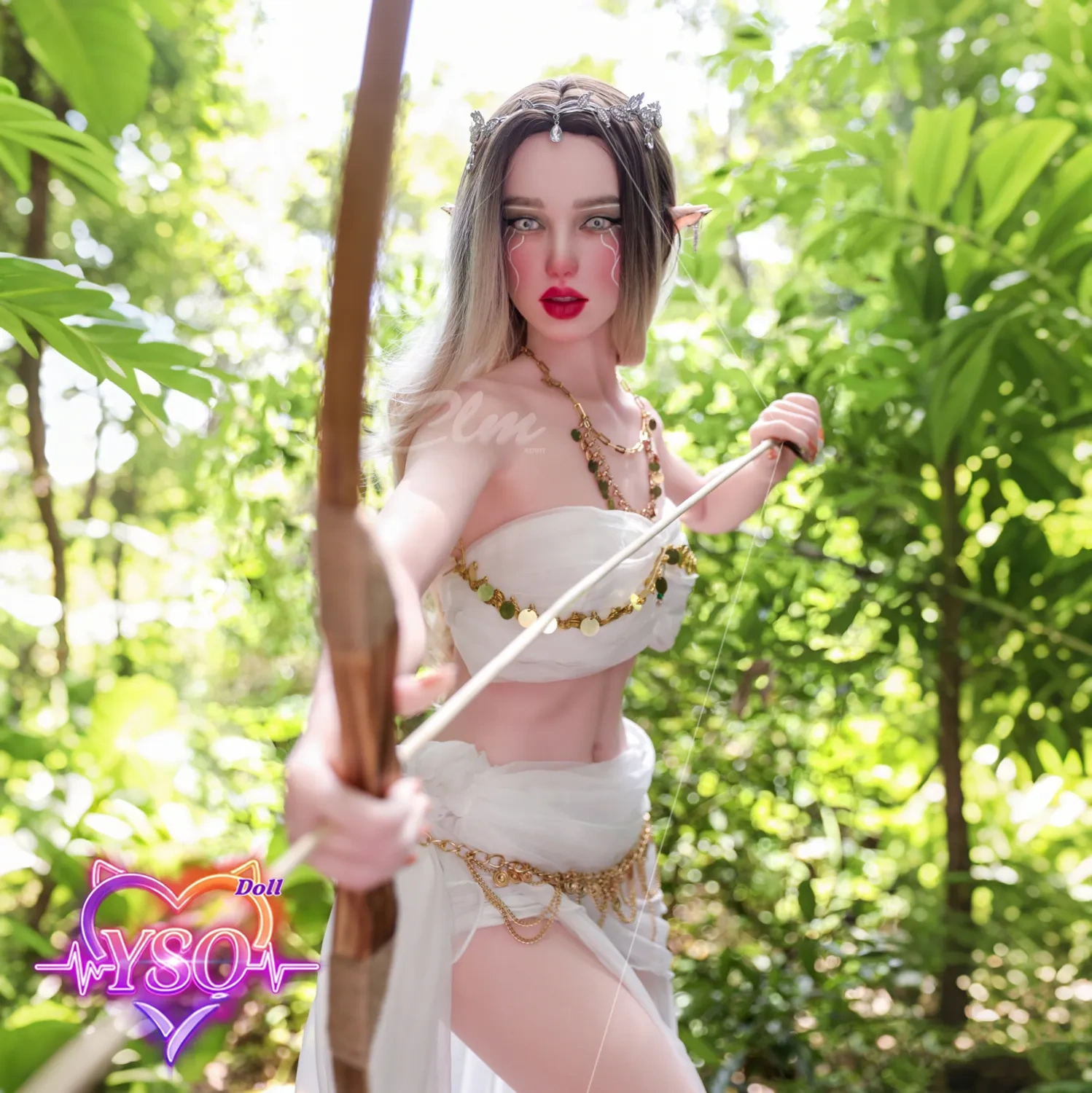 Athena：157cm C Cup  full silicone adult Elf doll