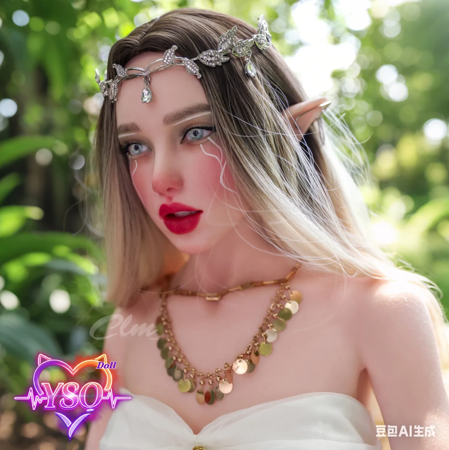 Athena：157cm C Cup  full silicone adult Elf doll