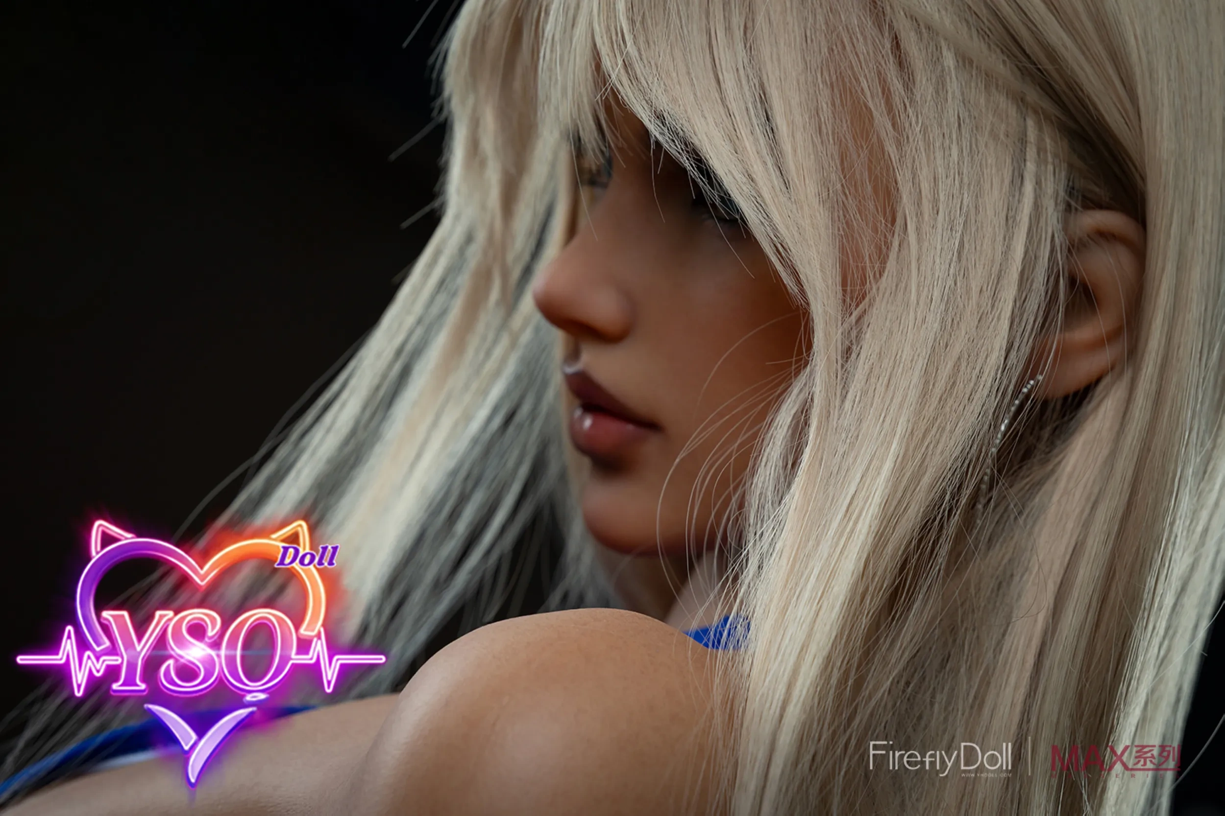 165cm Hyper-Realistic Silicone Doll in Blue Bikini | Life-Size Bionic Muse