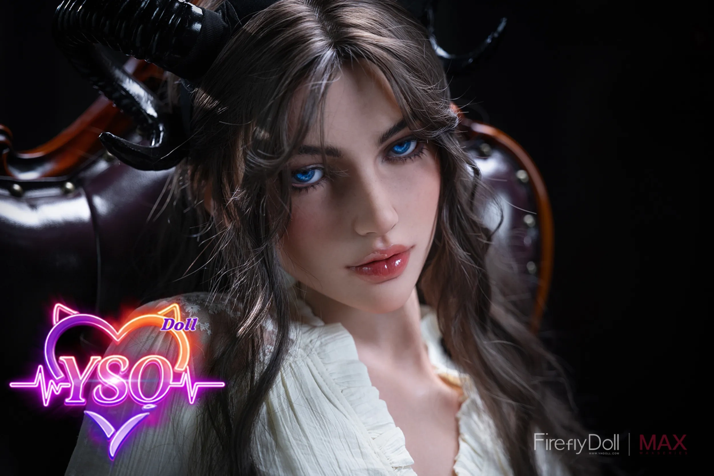 165cm Succubus Muse | Sexy Little Devil Silicone Doll in Professional Office Attire