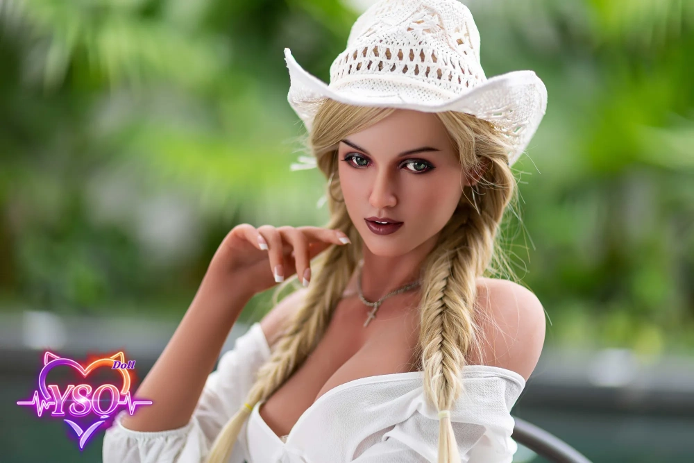 Premium 168cm Realistic Silicone Doll | Light Blue Eyes & Rooted Hair | No-Nail Standing | Jelly Bust & Meridians Artistry