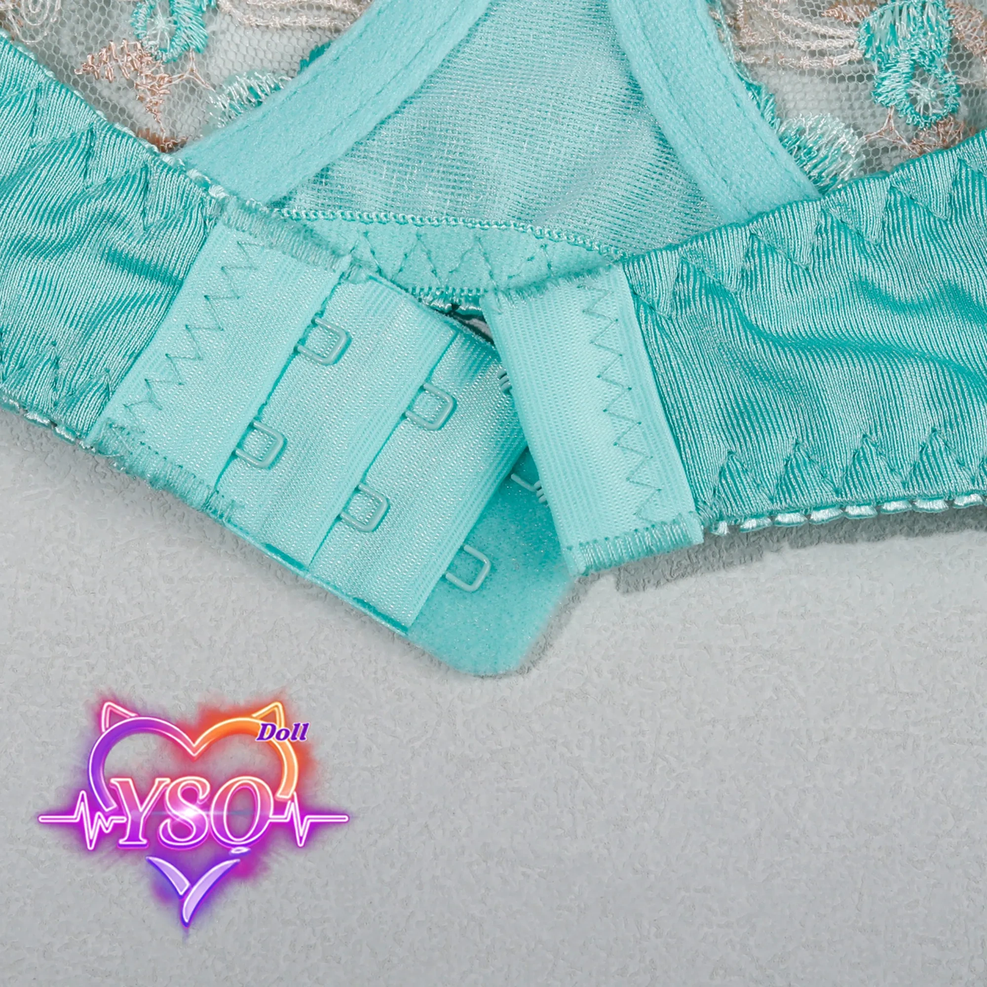 Exquisite Embroidered Lace Lingerie for Adult Dolls – Luxury Sheer Chemise & Garter Set | Photography-Ready Wear for Life-Size Dolls