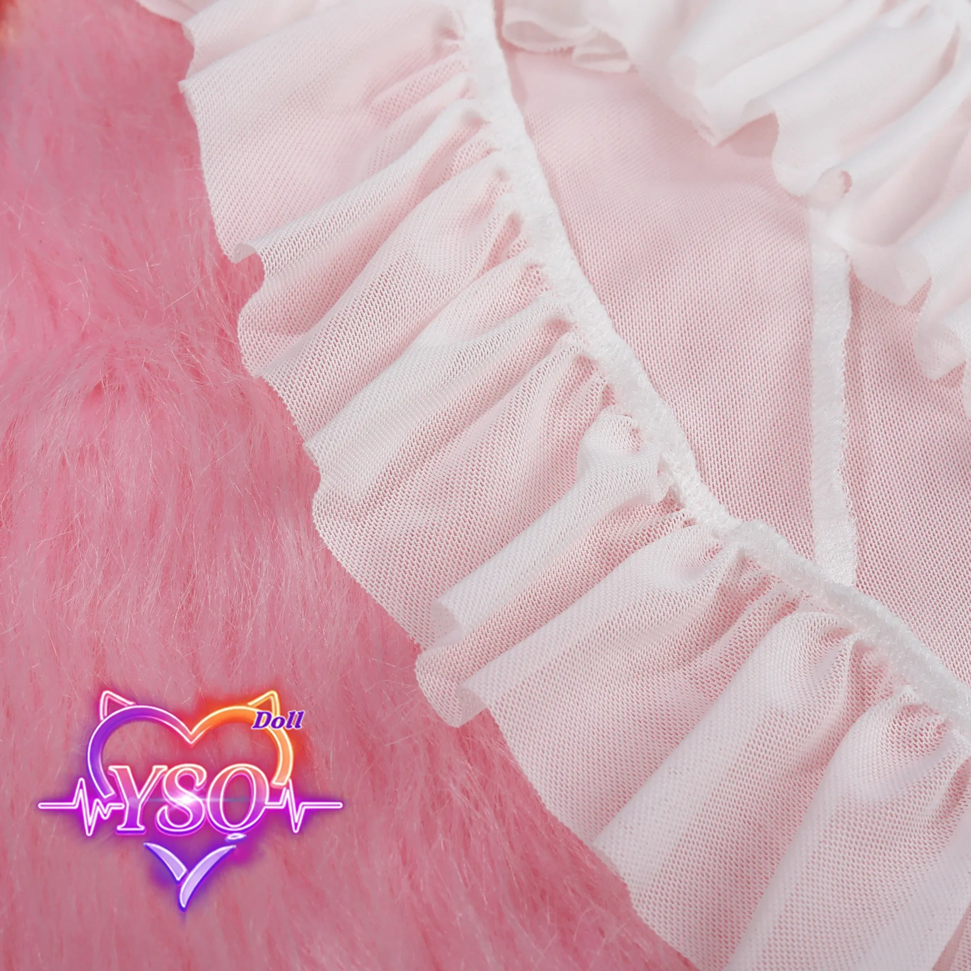 Romantic Lace-Up Corset & Mesh Nightdress for Adult Dolls – White Floral & Pink Princess Styles | Life-Size Doll Accessories