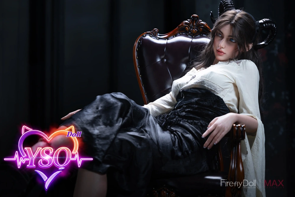 165cm Succubus Muse | Sexy Little Devil Silicone Doll in Professional Office Attire