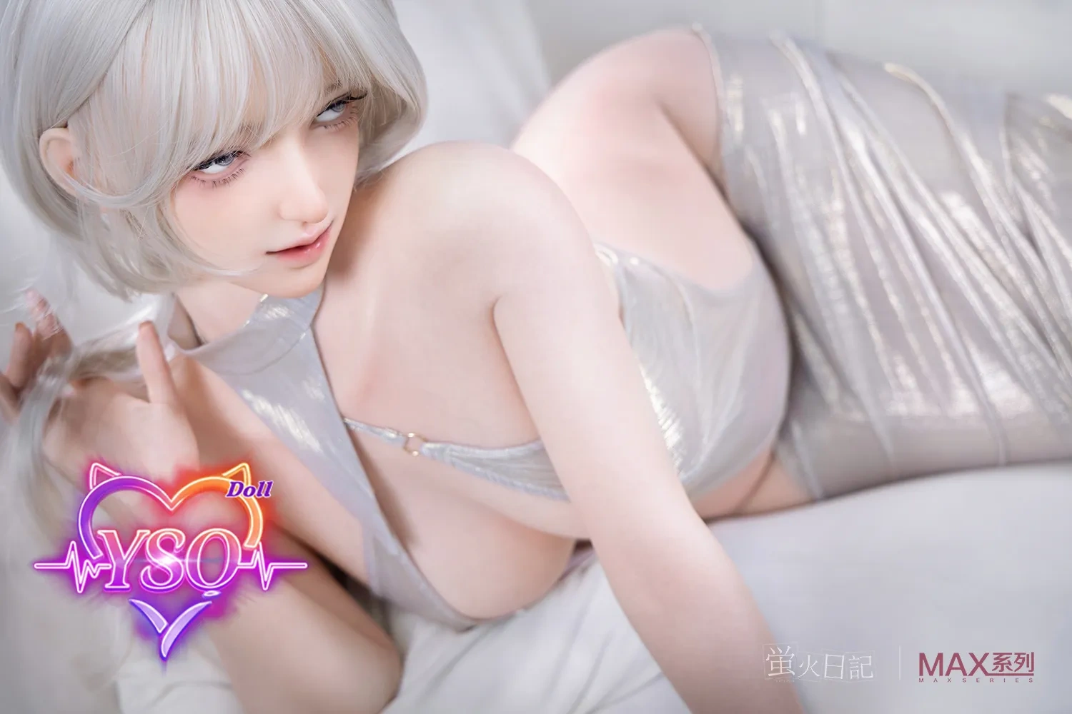 Linglong - 165cm (5.4ft) Premium Silicone Sex Doll: Cute Anime Face with Voluptuous Curvy Body - Fully Customizable Luxury Adult Companion