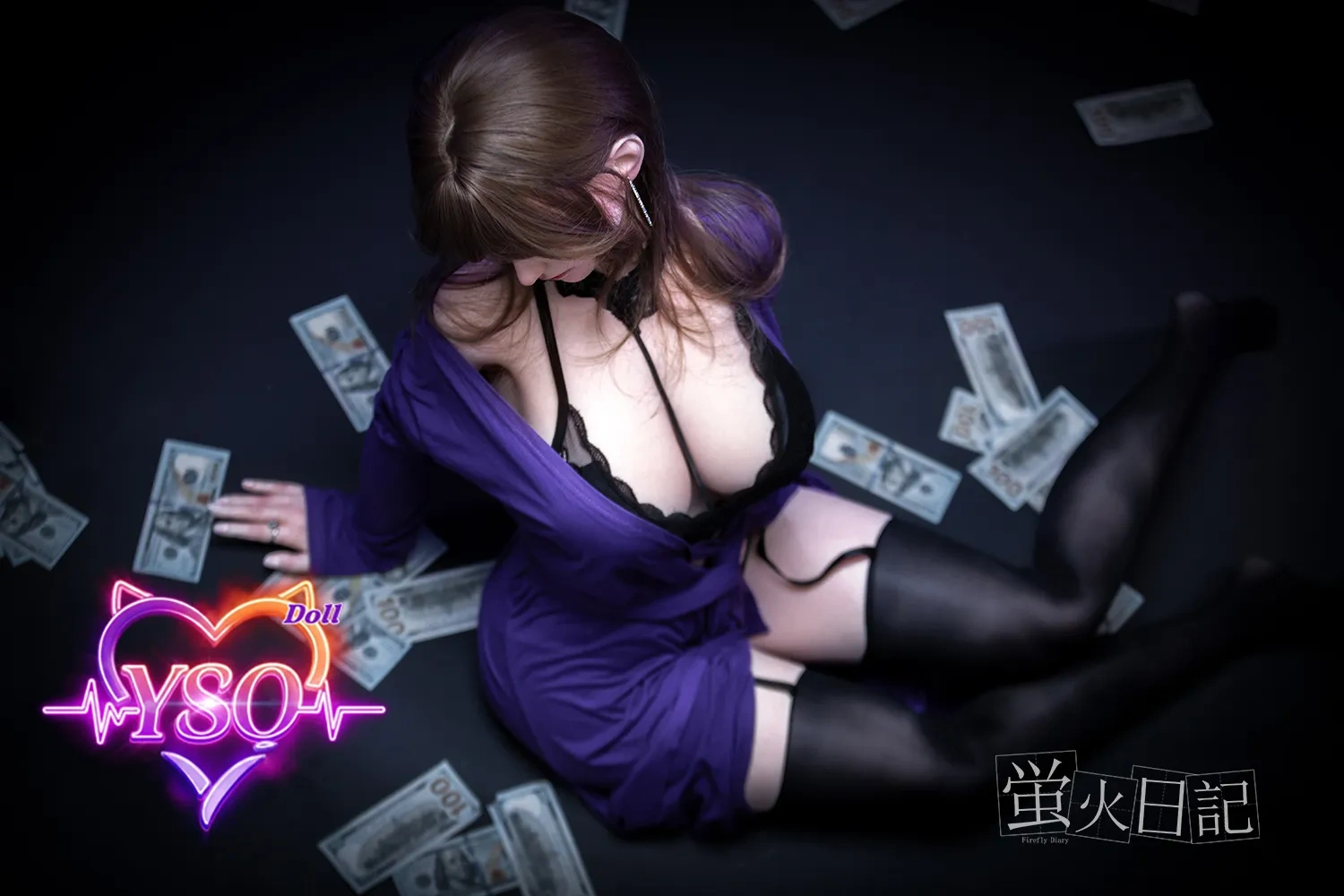 LingLong - 164cm (5.38ft) Mystery Violet Edition: Platinum Silicone Sex Doll with Sultry Curves & Fully Customizable Pro-Functions