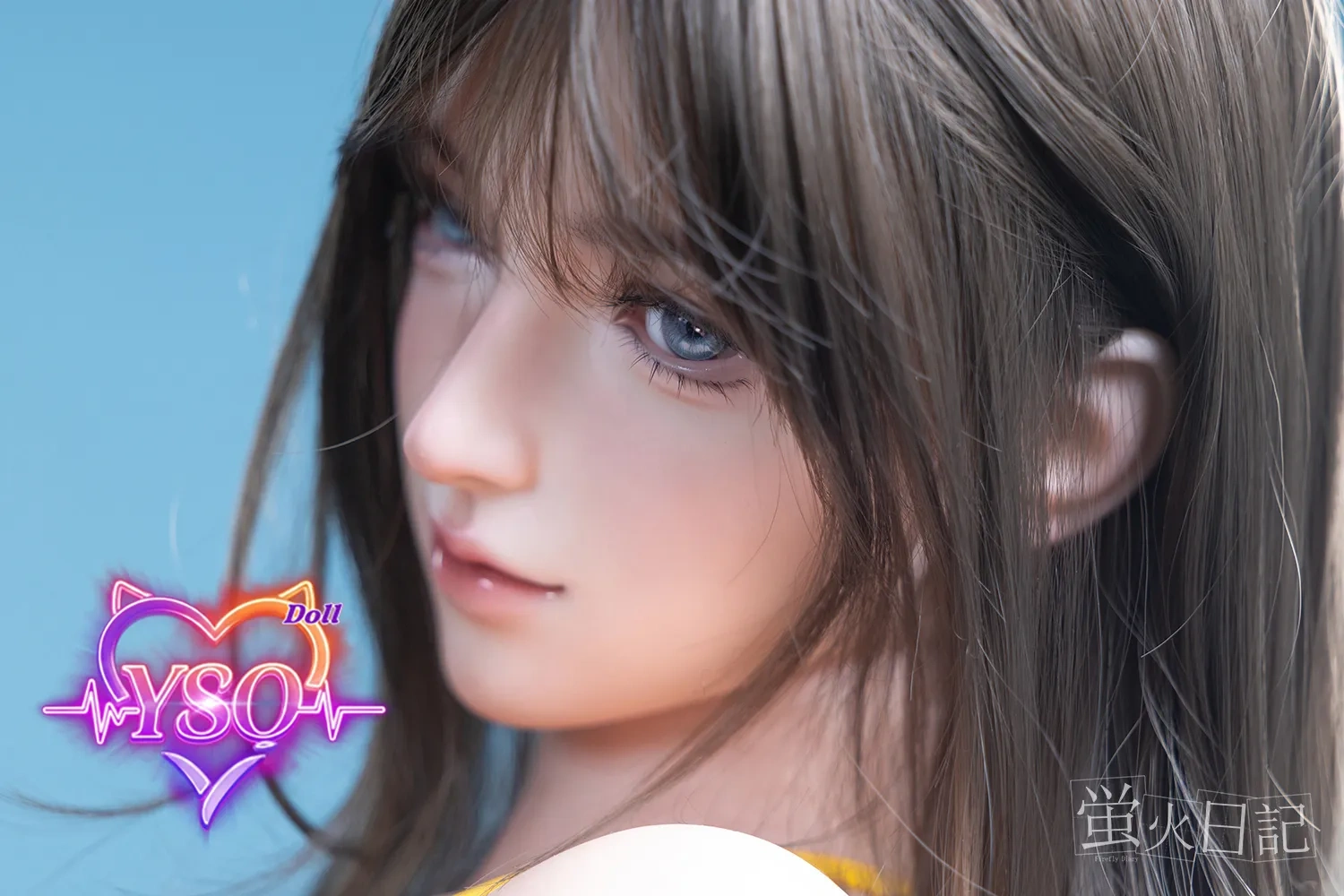 LingLong - 164cm (5.38ft) Sweet Asian Face Silicone Sex Doll: Sun-Kissed Yellow Bikini Edition - Fully Customizable & Lifelike Companion