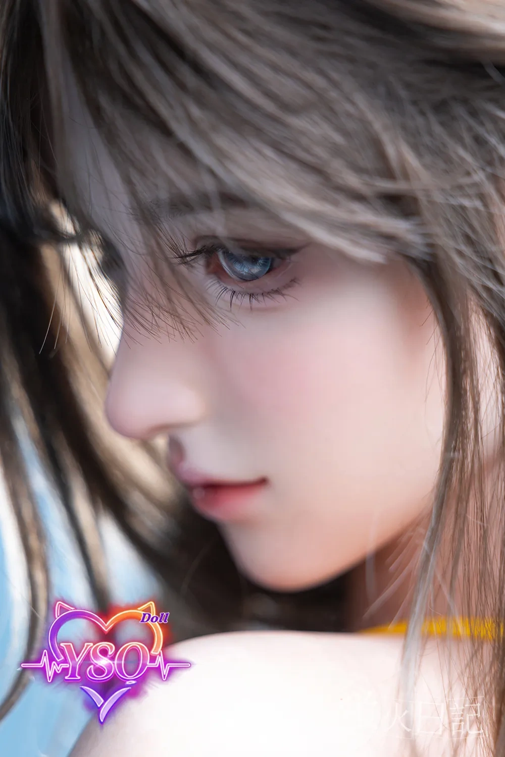 LingLong - 164cm (5.38ft) Sweet Asian Face Silicone Sex Doll: Sun-Kissed Yellow Bikini Edition - Fully Customizable & Lifelike Companion